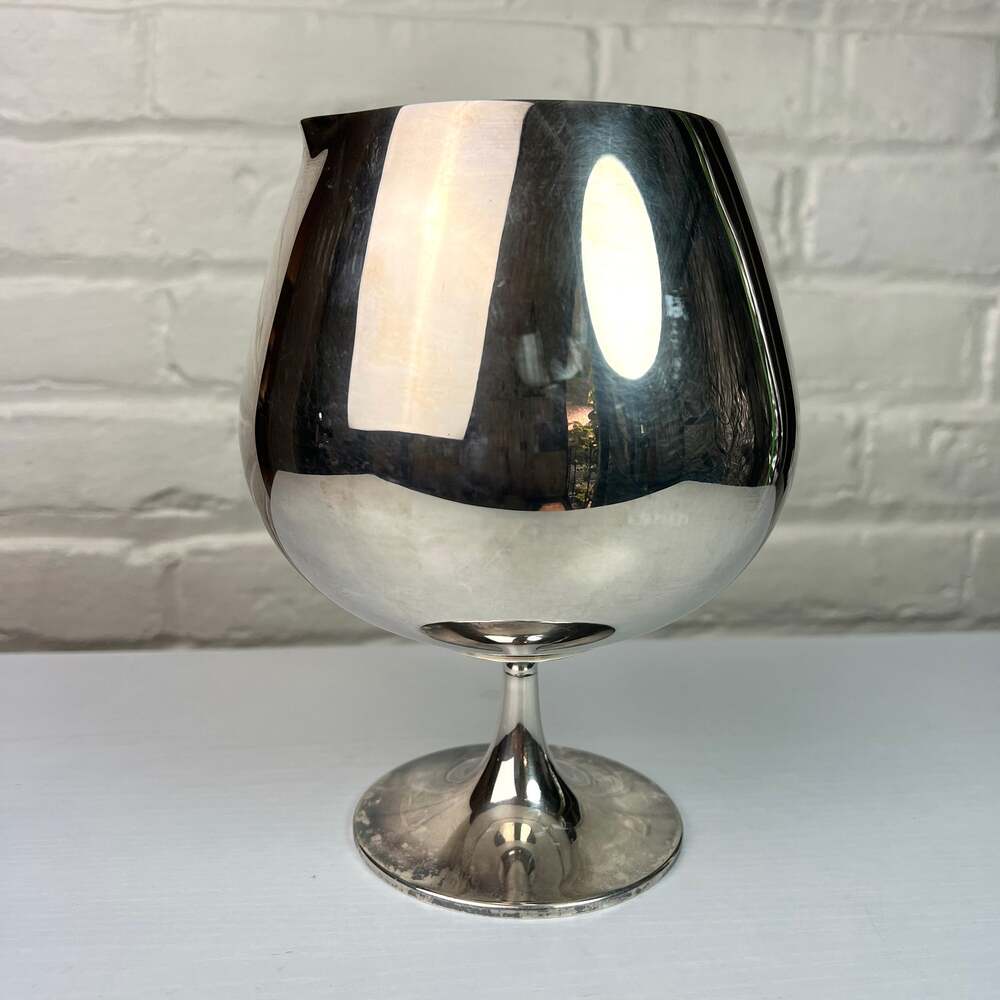 Vintage Gorham YC934 Silverplate Brandy Snifter Harvard Business School 44 AMP